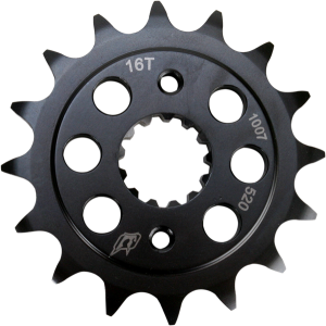 Lightweight Steel Sprocket Black, Zinc, 1, nordicamoto.ro