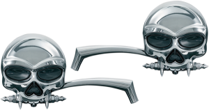 Skull Mirrors Silver