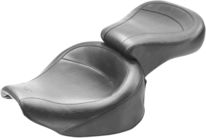 Vintage Style 2-up Vinyl Wide Seat Black, 1, nordicamoto.ro