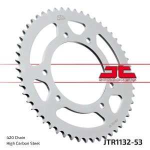JT SPROCKETS hátsó lánckerék, természetes színű , nordicamoto.ro