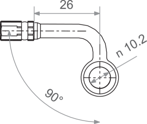 Banjo Varioflex Fitting Black