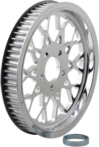Polished 1-1/2(r) Rear Belt Pulley Chrome