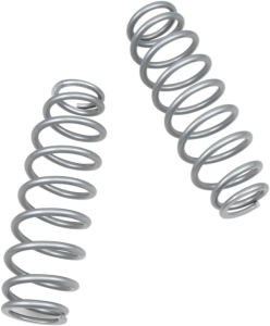 Shock Springs Powder-coated, Silver, 1, nordicamoto.ro