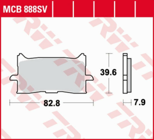 TRW szinterezett első fékbetétek (közúti / pálya) a HONDA CB 300R / 650R / CBR 600R (2018-tól) / CRF 1000 / 1100 AFRICA TWIN (2015-től) modellekhez, nordicamoto.ro