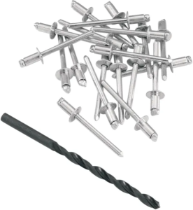MOOSE RACING Exhaust Rivet Kit Corrosion-resistant Coating, 1, nordicamoto.ro