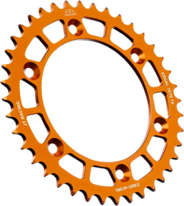 JT SPROCKETS Racelite alumínium hátsó lánckerék, narancssárga 