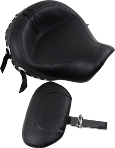 Wide Solo Seat With Removable Backrest Black