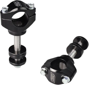 Bar Mounts For Triple Clamp Black, Silver, 1, nordicamoto.ro