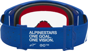 Alpinestars Supertech Vesta síszemüveg – kék/fehér/átlátszó lencse, 2, nordicamoto.ro