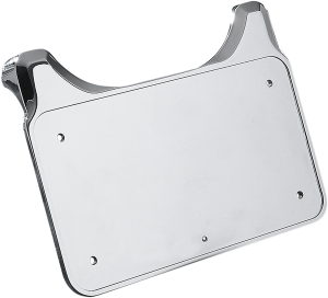 Billet License Plate Mount Chrome, 2, nordicamoto.ro
