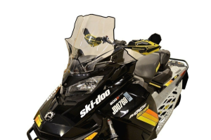 Powermadd szélvédő Ski-Doo Gen4 Mid 20" átlátszó, fekete színátmenettel, nordicamoto.ro