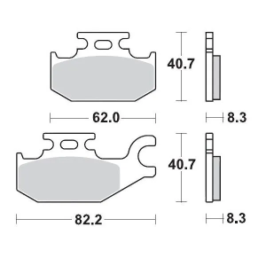 Versenyfékbetétek ATV-hez, 1, nordicamoto.ro