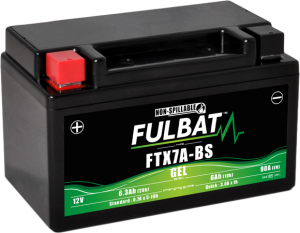 Fulbat FTX7A-BS motorkerékpár-gélakkumulátor, 1, nordicamoto.ro