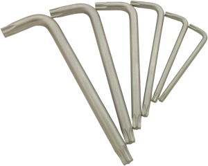 Euro Bike Star Key Set Silver, Satin, 1, nordicamoto.ro