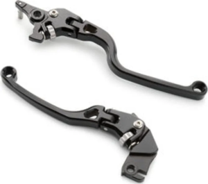 Clutch lever and brake lever set