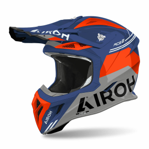 Airoh Aviator Ace 2 akció, Airoh Aviator Ace 2 Fury Cerulean Gloss motokrossz sisak, nordicamoto.ro