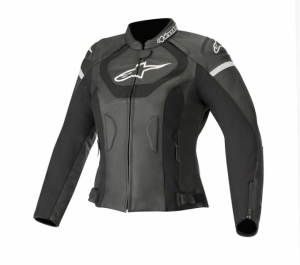 Alpinestars Stella Jaws V3 fekete bőrdzseki, nordicamoto.ro