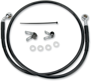 Stainless Steel Brake Line Kit Black