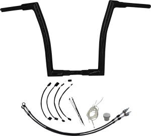 1-1/2(r) Ez Install Flat Top Handlebar Kit Black, 1, nordicamoto.ro