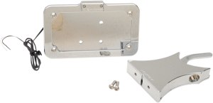 Side-mount License Plate White