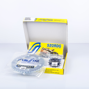 Standard Chain & Sprocket Kit Raw, 2, nordicamoto.ro