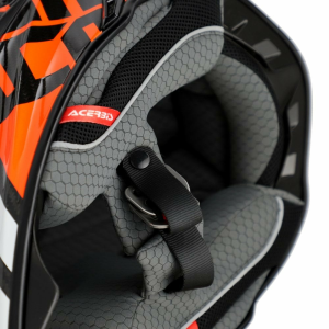 Acerbis Steel Carbon 22.06 sisak, fekete/narancssárga, 2, nordicamoto.ro
