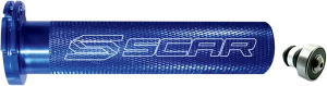 Motocross Aluminum Throttle Tube With Bearing Blue