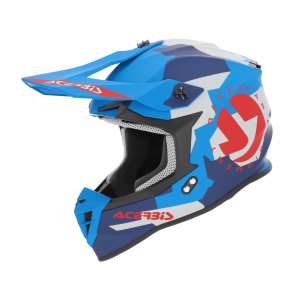Acerbis Linear 22-06 sisak, kék/piros, M-es méret, 1, nordicamoto.ro