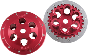 Billet Pressure Plate Red, 1, nordicamoto.ro