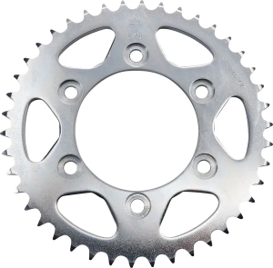 JT SPROCKETS Acél hátsó lánckerék, természetes színű 