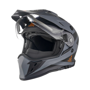 AMOQ Adaptor Helmet Electric Visor Black/Grey/Orange XS, 1, nordicamoto.ro