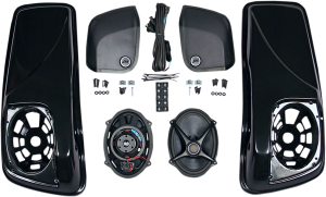 Saddlebag-lid Kit W/rokker® Xxr 5x7” Speakers Black, 2, nordicamoto.ro