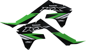 Evo Graphics Kit Black, Blue, Green, White, 2, nordicamoto.ro