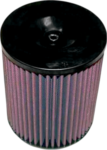 High Flow Air Filter Black, Red
