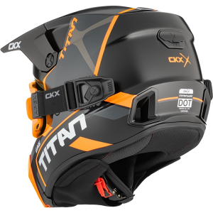CKX Helmet Titan AMS Conrod Orange Matt + Goggles, 2XL, 2, nordicamoto.ro