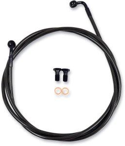 Midnight Braided Brake Line Kit Black, Midnight 46 cm - 51 cm (18'' - 20''), 1, nordicamoto.ro