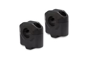 22 mm-es kormányemelő, fekete, porfestett
