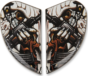 Airmada Nikova Ii Side Plate Kit Black, Brown, Red