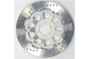 Round Pro-lite Brake Rotor Silver, Stainless Steel