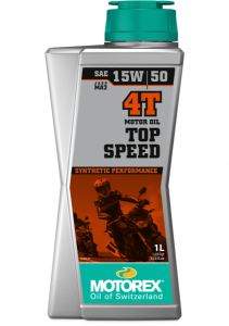 15w50-es olaj, Motorex 4T Top Speed motorolaj, 1 l, nordicamoto.ro