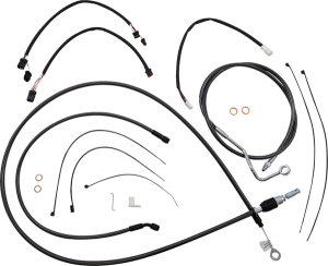 Black Pearl Designer Handlebar Installation Kit Black