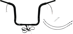 Plug & Play Ez Install 1-1/2(r) Round Top Handlebar Kit Black, 3, nordicamoto.ro