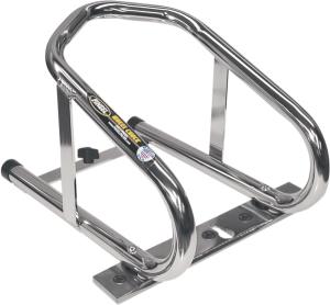 Wheel Chock For Corrugated Floors Chrome