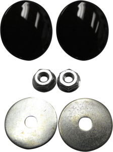 Fairing Mirror Hole Plugs Black, 3, nordicamoto.ro