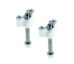 Mx-en Lower Handlebar Clamps Silver, Anodized, 1, nordicamoto.ro