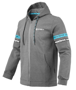 HANORAC CFMOTO S HEMP CARDIGAN GRI/ALBASTRU