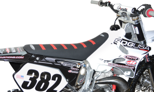 6-rib Gripper Seat Cover Black, 2, nordicamoto.ro