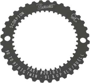 Tool Clutch Lock Plate Black, Anodized, 1, nordicamoto.ro