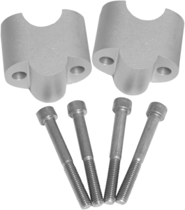 Venture Handlebar Riser Extension Silver, 1, nordicamoto.ro