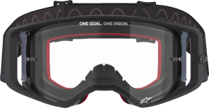Alpinestars Supertech Corp védőszemüveg – fekete, szürke, piros, 3, nordicamoto.ro